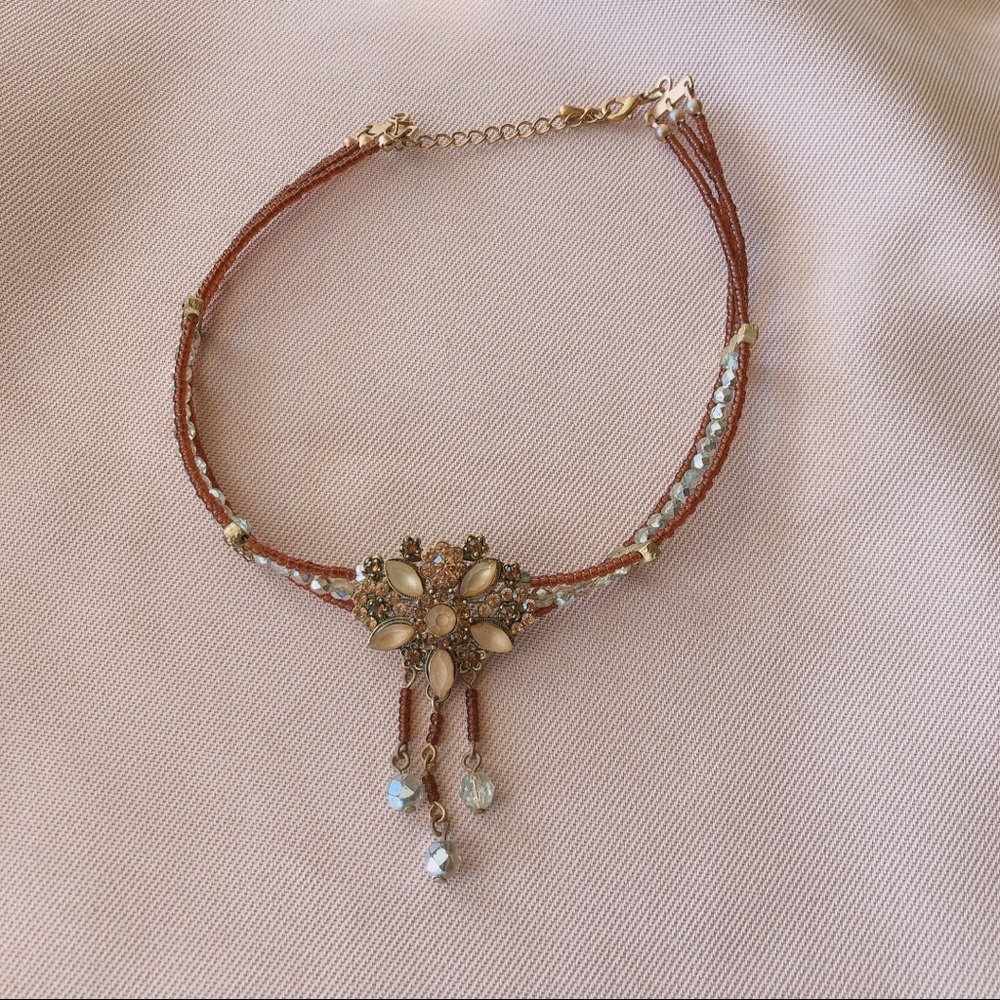 Vintage beaded choker